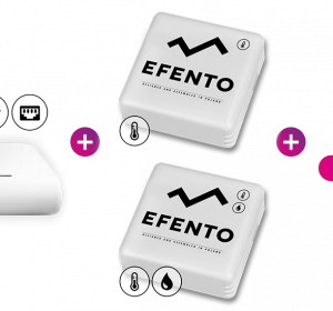 Wireless temperature sensors - Efento